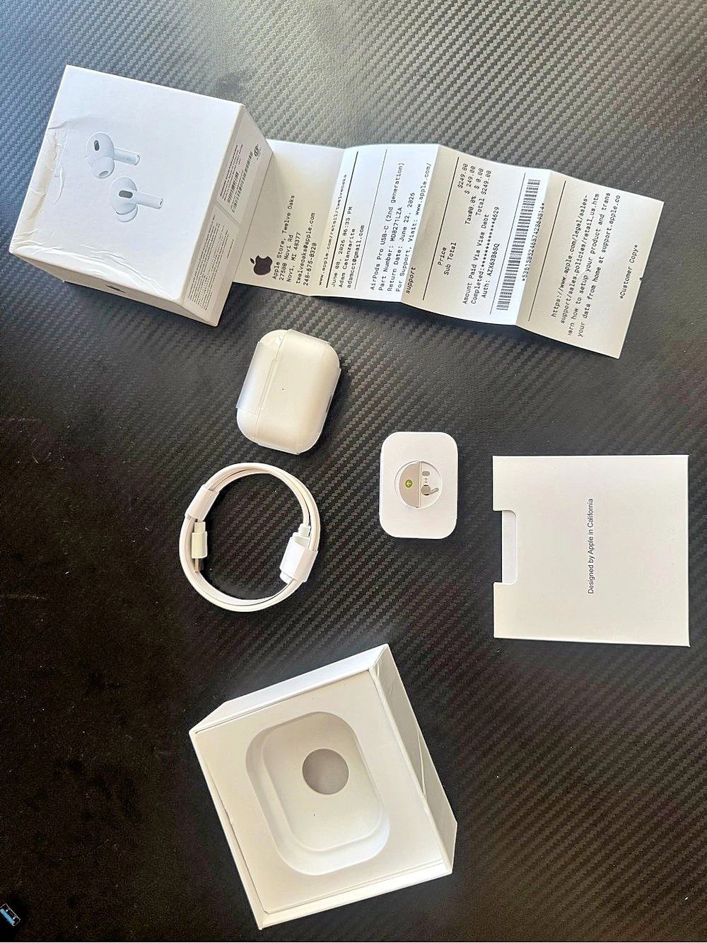 Apple AirPods Pro (2nd generation) ) Earbud Headphones White Like New